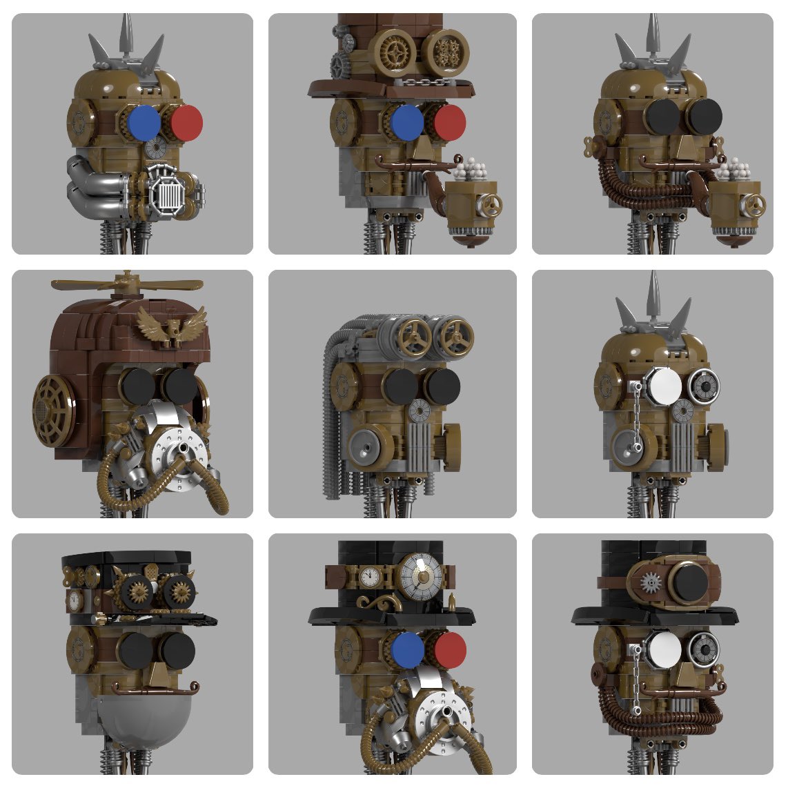 Brick Steampunks are coming soon, the rarest punks will be available for gas-only to anyone who owns a <a href="/brickheadpunks/">Brick Head Punks</a> grab one now while gas is low ⬇️⬇️⬇️
opensea.io/collection/bri…
#nftdrop #NFTCommunity #NFT