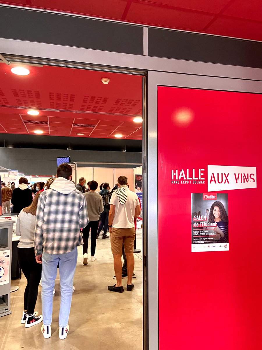 L'Etudiant Salons (@letudiantsalon) on Twitter photo Le Salon de l’Etudiant de Colmar vous a ouvert ses portes ce matin à 9h.
Vous avez jusqu’à 17h pour venir rencontrer nos exposants et assister à nos conférences
<a href="/letudiant/">l'Etudiant</a> #salon #orientation
📍 PARC EXPO HALL 1 COLMAR
📩 invitation gratuite obligatoire <a href="/letudiant/">l'Etudiant</a> Le Salon de l’Etudiant de Colmar vous a ouvert ses portes ce matin à 9h.
Vous avez jusqu’à 17h pour venir rencontrer nos exposants et assister à nos conférences
<a href="/letudiant/">l'Etudiant</a> #salon #orientation
📍 PARC EXPO HALL 1 COLMAR
📩 invitation gratuite obligatoire <a href="/letudiant/">l'Etudiant</a>