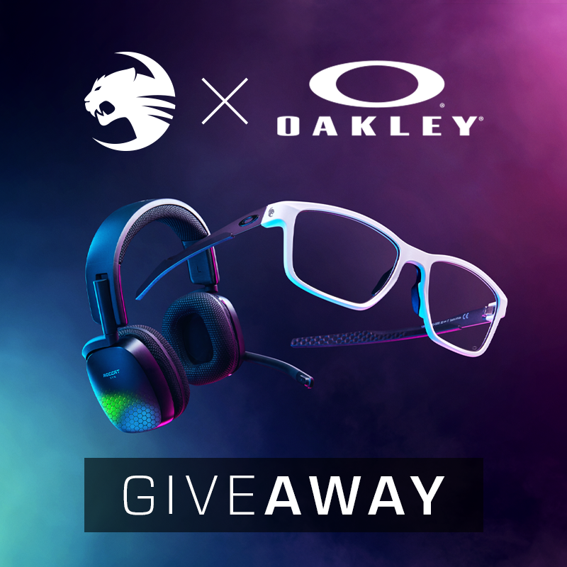 TurtleBeachPC's tweet photo. We're giving one lucky person the ultimate gaming combo - ROCCAT x @Oakley glasses and Syn Pro Airs! 👓🎧

To win, simply follow this page and retweet! 🔄 https://t.co/q2YfIJh1f4