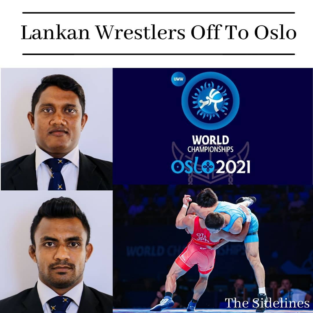 AkhilaSene97's tweet photo. Team Sri Lanka off to Oslo for World Championship in @wrestling
Read more on: https://t.co/MoRCSnZRcQ
#thesideline #uww #wrestling #srilanka @OlympicLk https://t.co/fEEynHdbxg