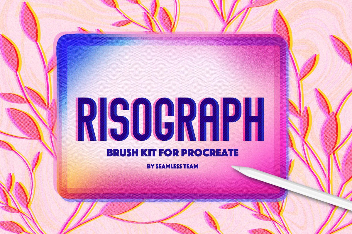 DavidZydd's tweet photo. Risograph brush set for Procreate https://t.co/qWGoEI6i9u  #printstyle #ProcreateAddon #ProcreateBrush #AddOn #Addons #ProcreateAddon #procreate #ProcreateTricks #ProcreateApp #salt #gouacheprocreate https://t.co/kMGlm9hZBd