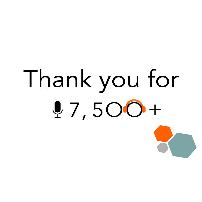 Starting new month with awesome news! We hit 7.500+ downloads/streams across platforms! In the past couple months alone, we talked about #ScienceCommunication, #sustainability, being #QueerInScience, #diversity in #academia, #CareerInScience & #industry, #science #ResearchGrants.