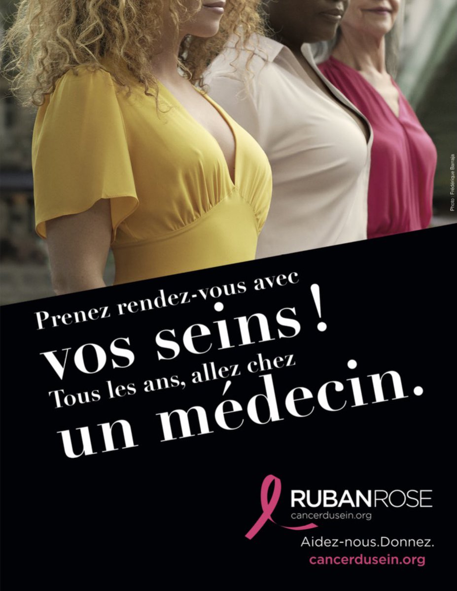 Prenez rendez-vous avec vos seins ! Tous les ans, allez chez un médecin. 
#octobrerose2021 
#lamarchedesseins