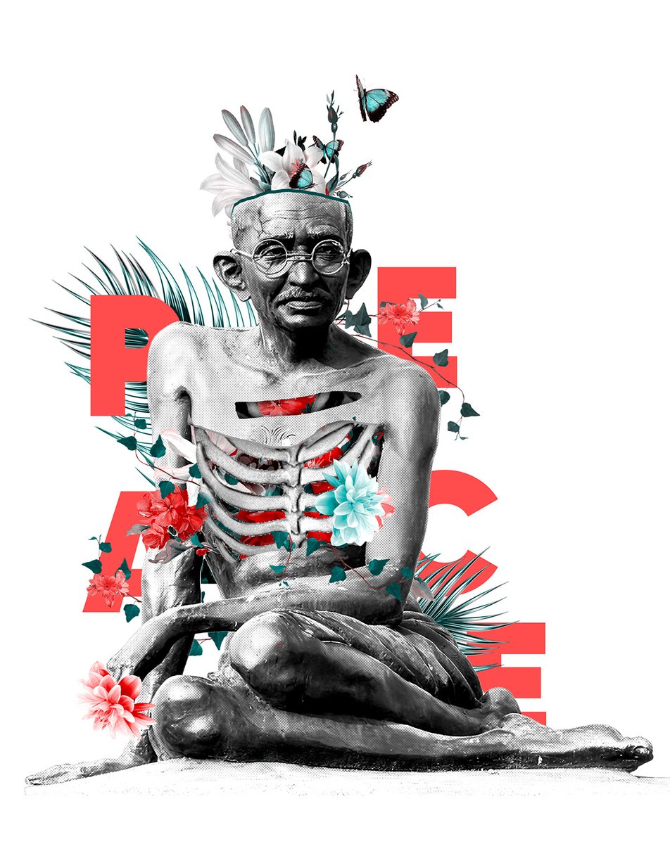 vusic360's tweet photo. Each one has to find his PEACE from within. And peace to be real must be unaffected by outside circumstances.

Happy Gandhi Jayanti ✌️

#artwork #gandhijayanti Artwork: Rajeev Mehta https://t.co/zZB91b143h