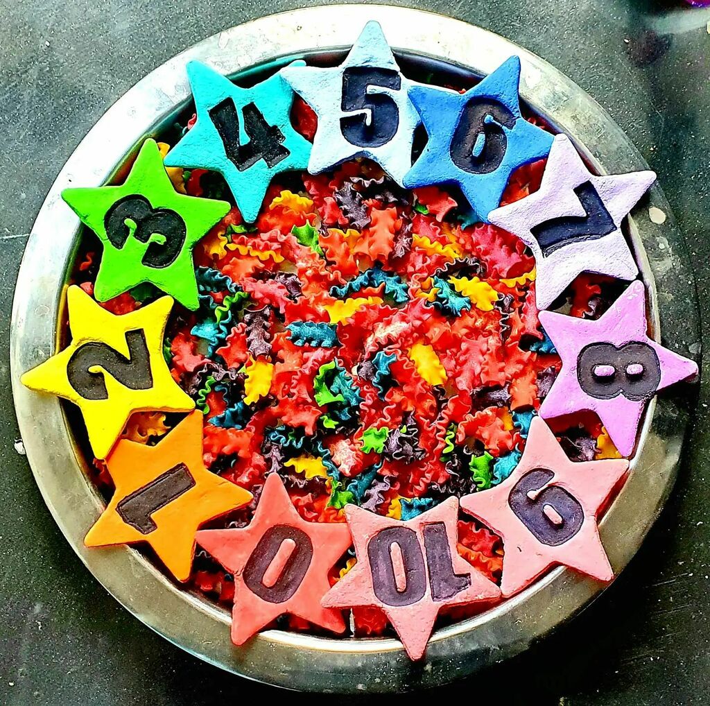 Salt dough numbers 🔢
.
Salt dough is such an amazing recipe to use for a whole host of resources 😍 let your imagination run free!
.
Salt dough:
⭐ 1 cup flour
⭐ 1/2 cup salt
⭐ gradual water
⭐ food colouring (optional)
.
Mix all ingredients then yo… instagr.am/p/CUhU3hoMqXY/