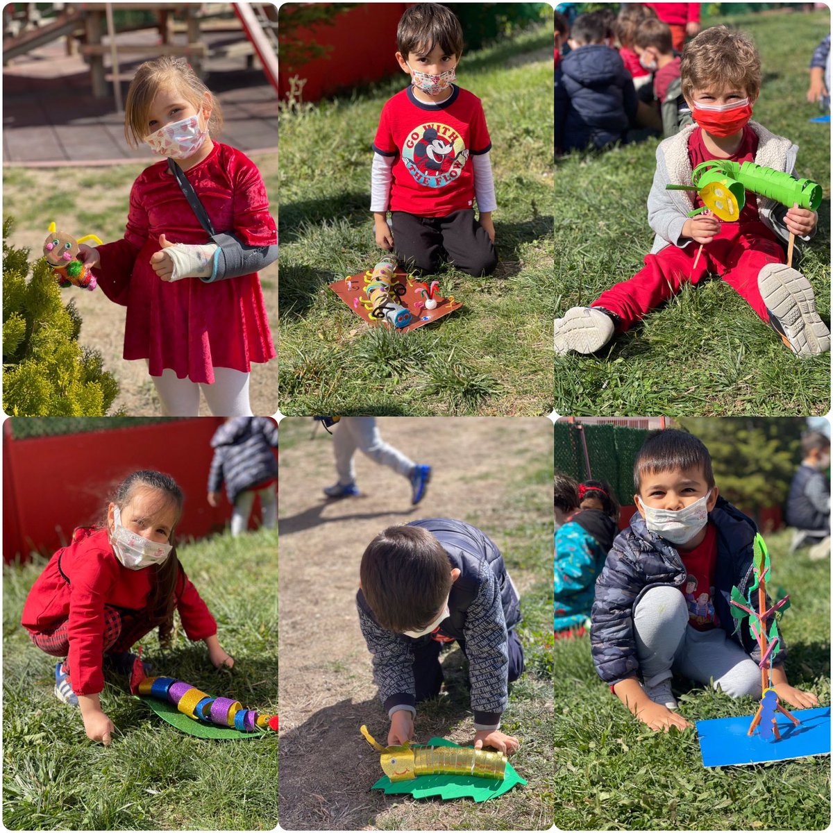 ”Güneşin sımsıcak doğduğu bir pazar günü yumurtadan minicik bir 🐛 çıktı. Karnı çok açtı...”
4 yaş grubu öğrencilerimizle “Aç Tırtıl” masalını dinledik. Karnı çok aç olan minik tırtıllarımızı bahçemizde birbirinden lezzetli yapraklarla besledik.🌿
<a href="/can_sukaraca/">Cansu Karaca</a>  
@Serap101012