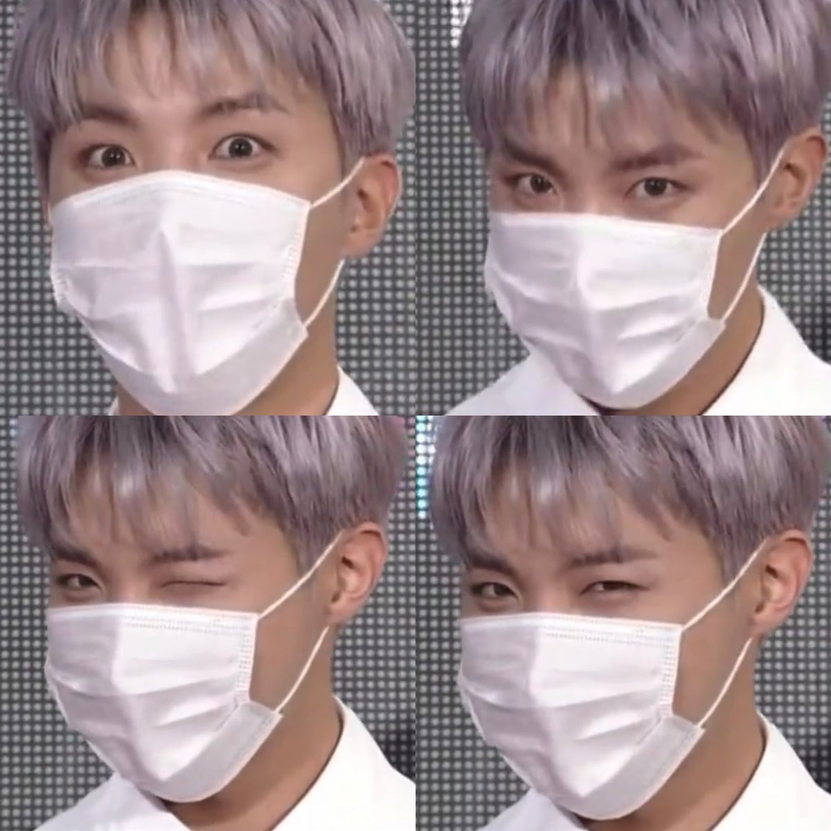 thejhopebeat's tweet photo. hoseok is so pretty with his lilac hair https://t.co/iX1hSLwdqE
