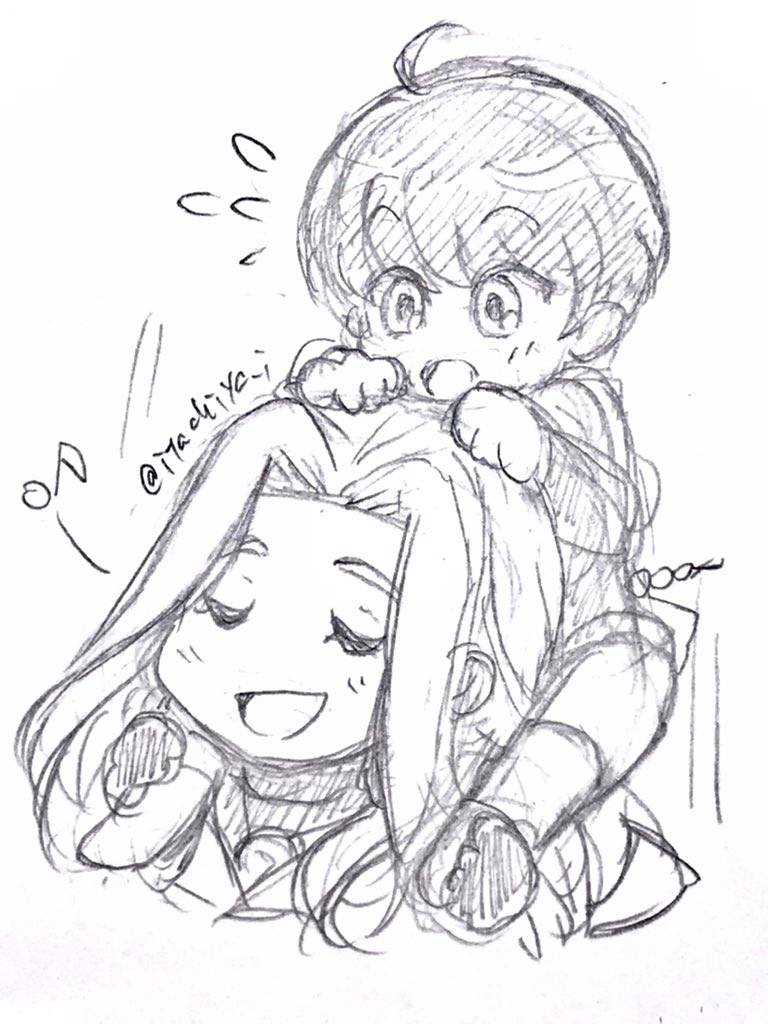 ラクガキが止まらん。
姫ちゃんとけんけん 