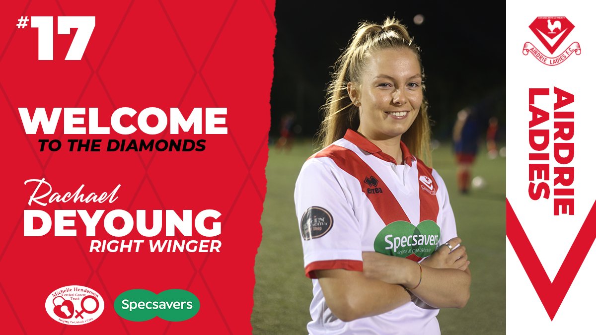 AirdrieCCLadies's tweet photo. After a few tough months due to losing players to injury and other reasons, we are pleased to announce the 1st of many new signings 🖊
Rachael has previously played with Stirling Uni, Celtic and Motherwell
Welcome to the team 🐝♦️
#timetoshine #weareairdrie #newdiamond https://t.co/AYcFyh0iHu