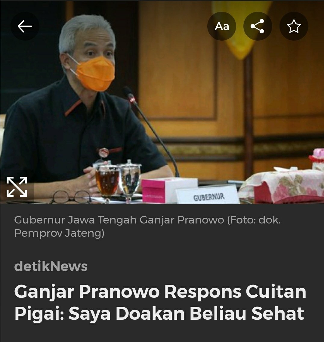 lejef's tweet photo. Pak @ganjarpranowo KEREN 👍
Seharusnya engkau malu Pigai 🤦‍♂️

"Jika seterumu lapar, berilah dia makan;
jika ia haus, berilah dia minum!
Dengan berbuat demikian kamu menumpukkan bara api di atas kepalanya" https://t.co/JVQMkjoByC
