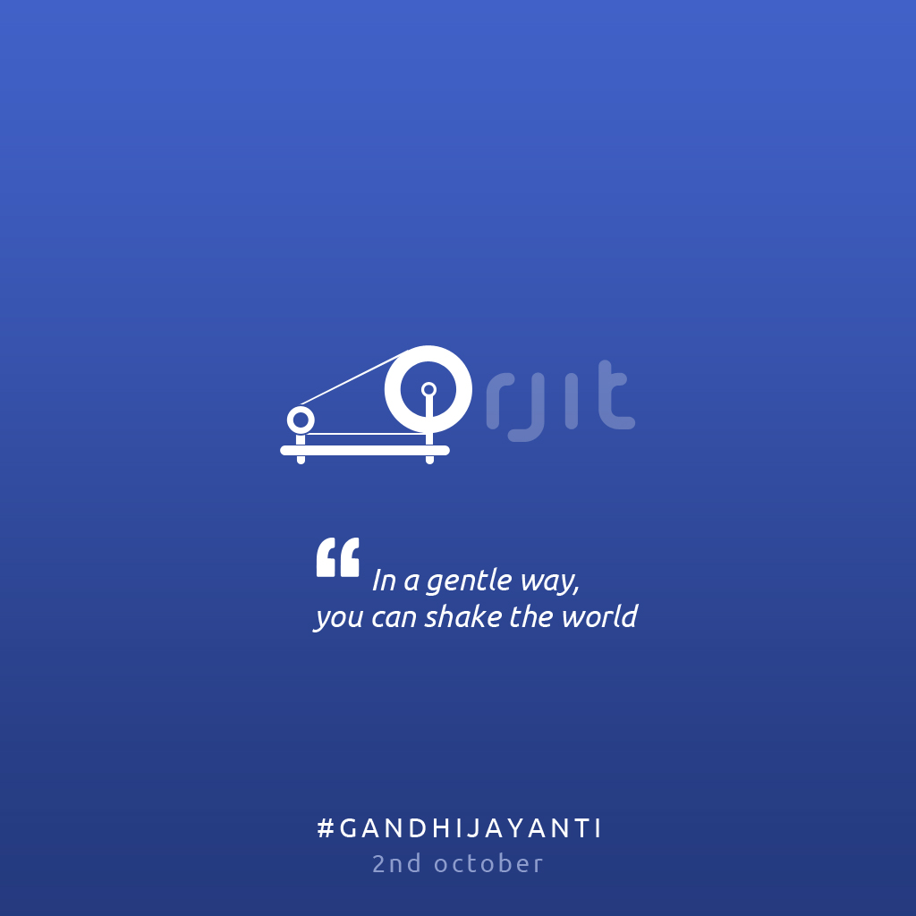 OorjitPlatform's tweet photo. Happy Gandhi Jayanti.

#GandhiJayanti #gandhijayantiwishes https://t.co/j1XYJ8BpiX