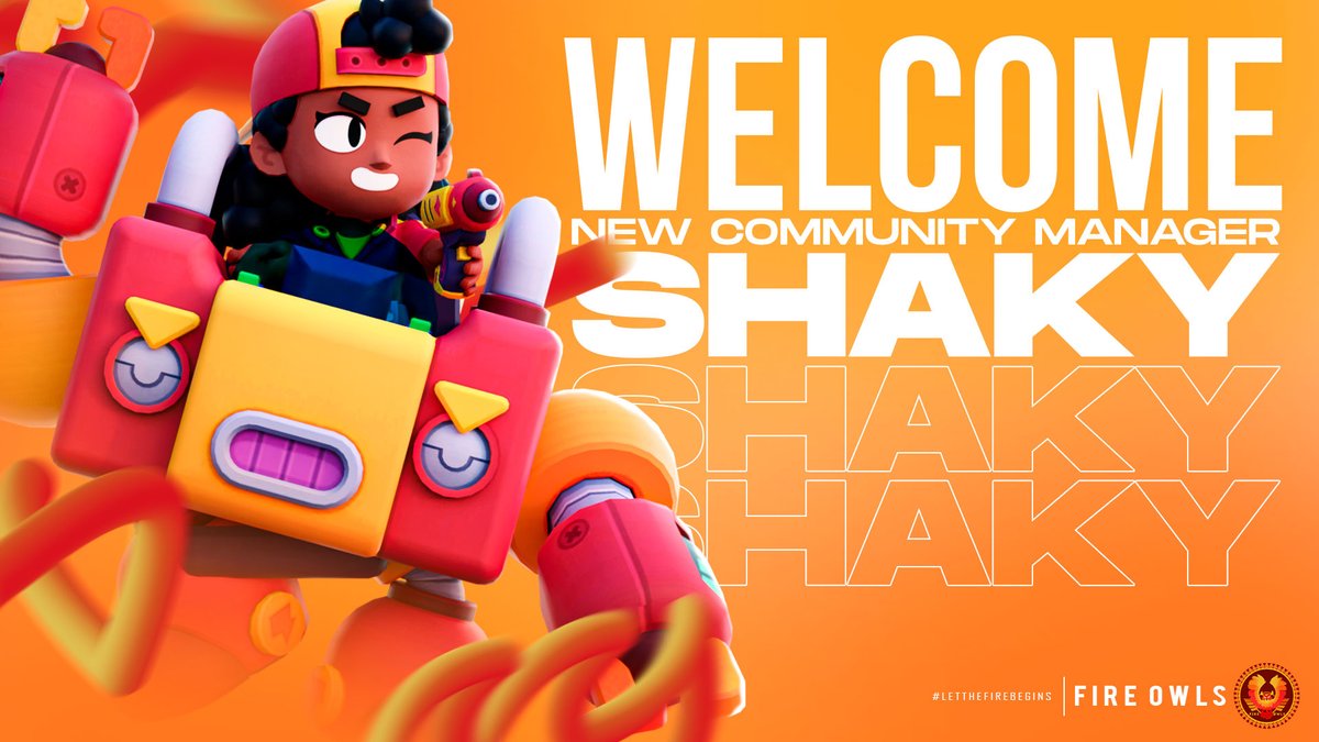 FireTeam_GG's tweet image. Hoy venimos a presentar nuestro nuevo comunnity manager. 

¡Bienvenido al equipo @Shaky_BS!

🦉♥️🔥
