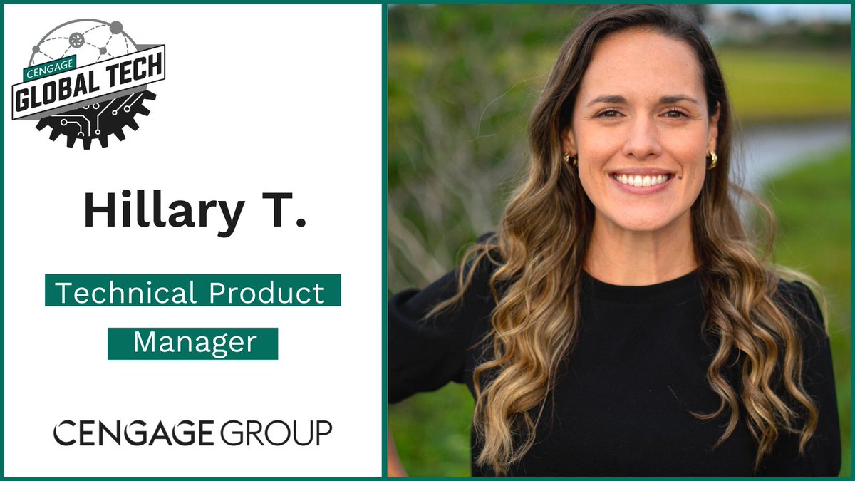 CengageLearning's tweet photo. What makes our technology team unique? “How much emphasis we place on learning, growth, and development.” Hear directly from Hillary T. about her employee experience: https://t.co/8jJMeLPVMh #technology #employeeexpereince #techjobs https://t.co/ZtZiGlVvtC