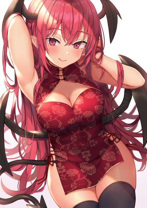 チャイナドレス小悪魔さん👿 