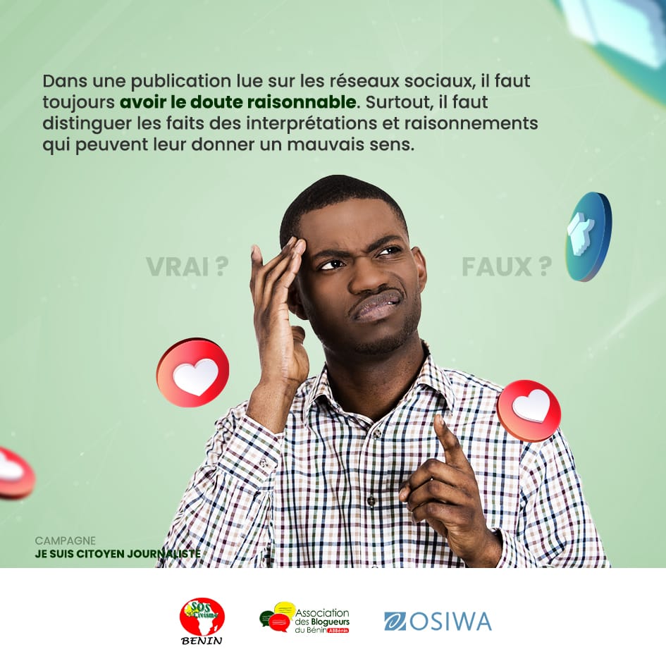 Bonsoir chers amis,
Votre avis nous intéresse.

#CampagneJESUISCITOYENJOURNALISTE
#JEXIGE
#SOSCIVISMEBENIN
#OSIWA
#ABBENIN
#PEOSC