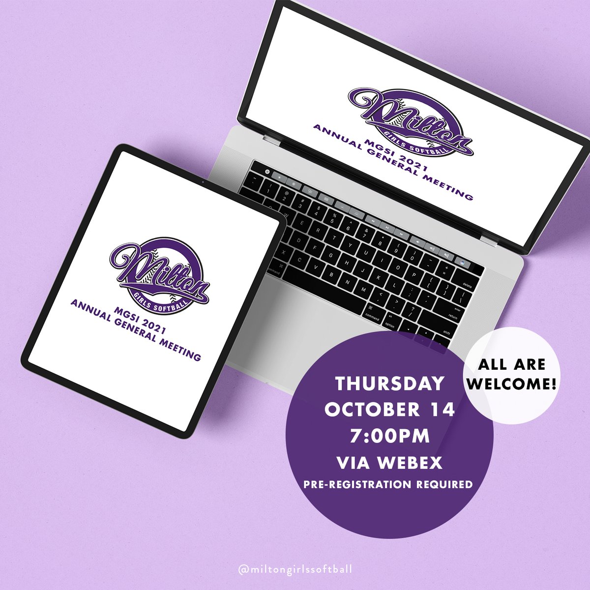 miltongsoftball's tweet photo. ✨ Annual General Meeting ✨

the MGSI does not run without volunteers like you! we invite you to attend and (virtually) see what being a Board Member is all about!

pre-registration is required for this event, click the link below for all the details.

https://t.co/avPxsExVex https://t.co/rkLbgHeTsn