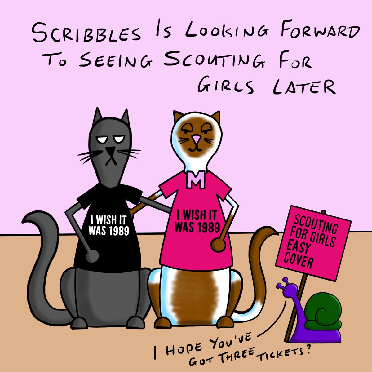 ThisIsScribbles's tweet photo. Scribbles is looking forward to seeing Scouting for Girls later #ScoutingForGirls @Scouting4Girls #EasyCover #IWishItWas1989 #2ndOctober2021 #CatsOnTwitter #CatsOfTwitter #ThisIsScribbles https://t.co/0cCxXZ2hUI