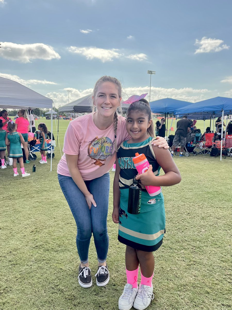 EBertossa's tweet photo. Cheered on some @spiritbelieves cheerleaders this morning. My why 💛💚 https://t.co/BBYHTTE3KG