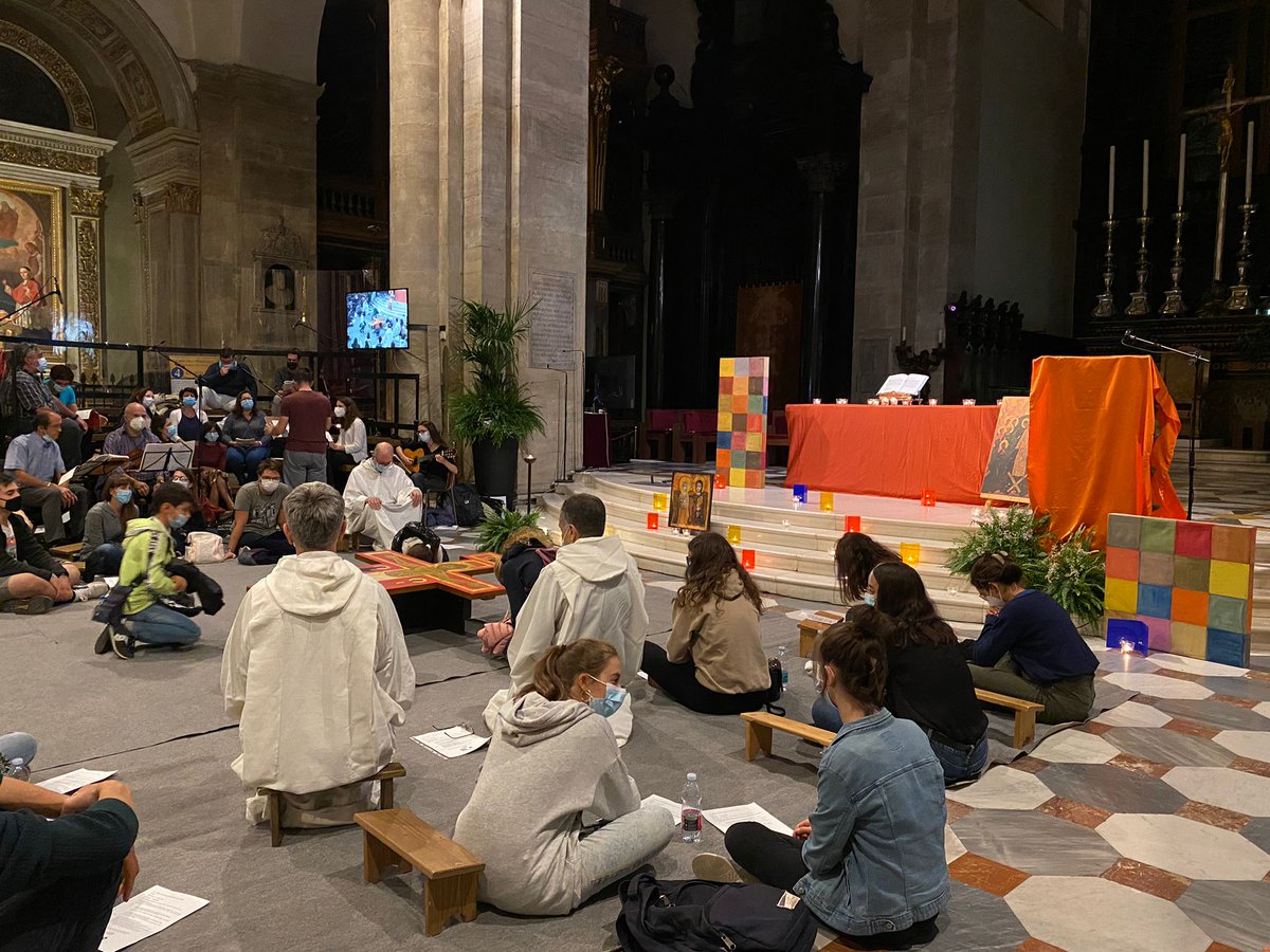taize's tweet photo. At #Turin, the first common prayer with the #Taizé brothers took place yesterday evening at the Cathedral to launch the preparation of the upcoming European meeting. 
#TaizeTorino #StayTuned https://t.co/vin91b3gnN
