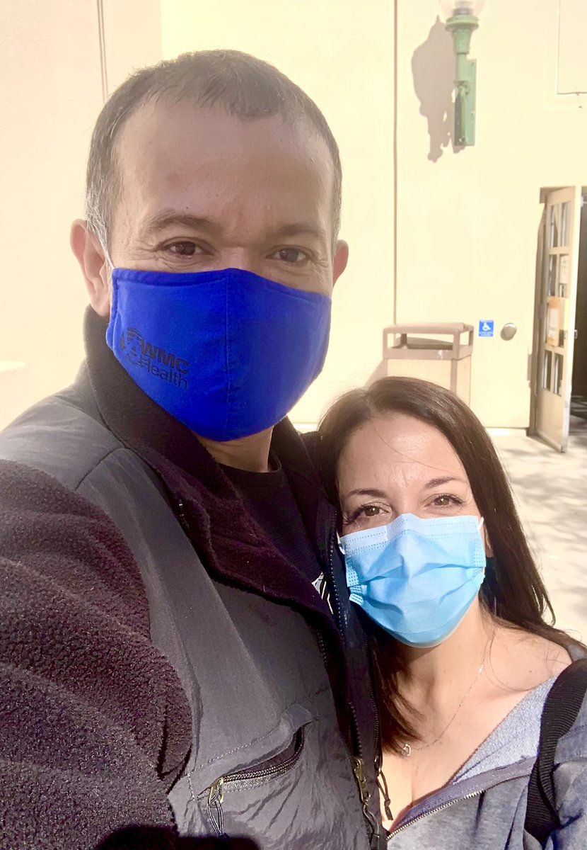 Covid booster ✅ …Saturday morning date with my husband. ♥️♥️

#ProtectOthers
#OneCommunity
#LoveScience