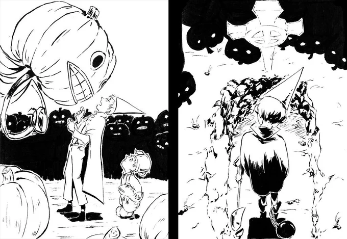 No inktober from me this year but since it's Over the Garden Wall season I wanted to share some of the old Otgw ink series I did back in 2016 !
#Inktober #Overthegardenwall #otgw 
