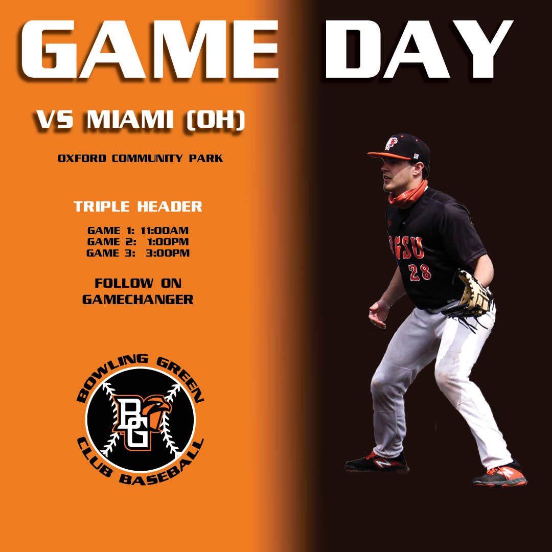 Opening day is looking to be a good one! Lots of baseball today as we take on the RedHawks of Miami University.