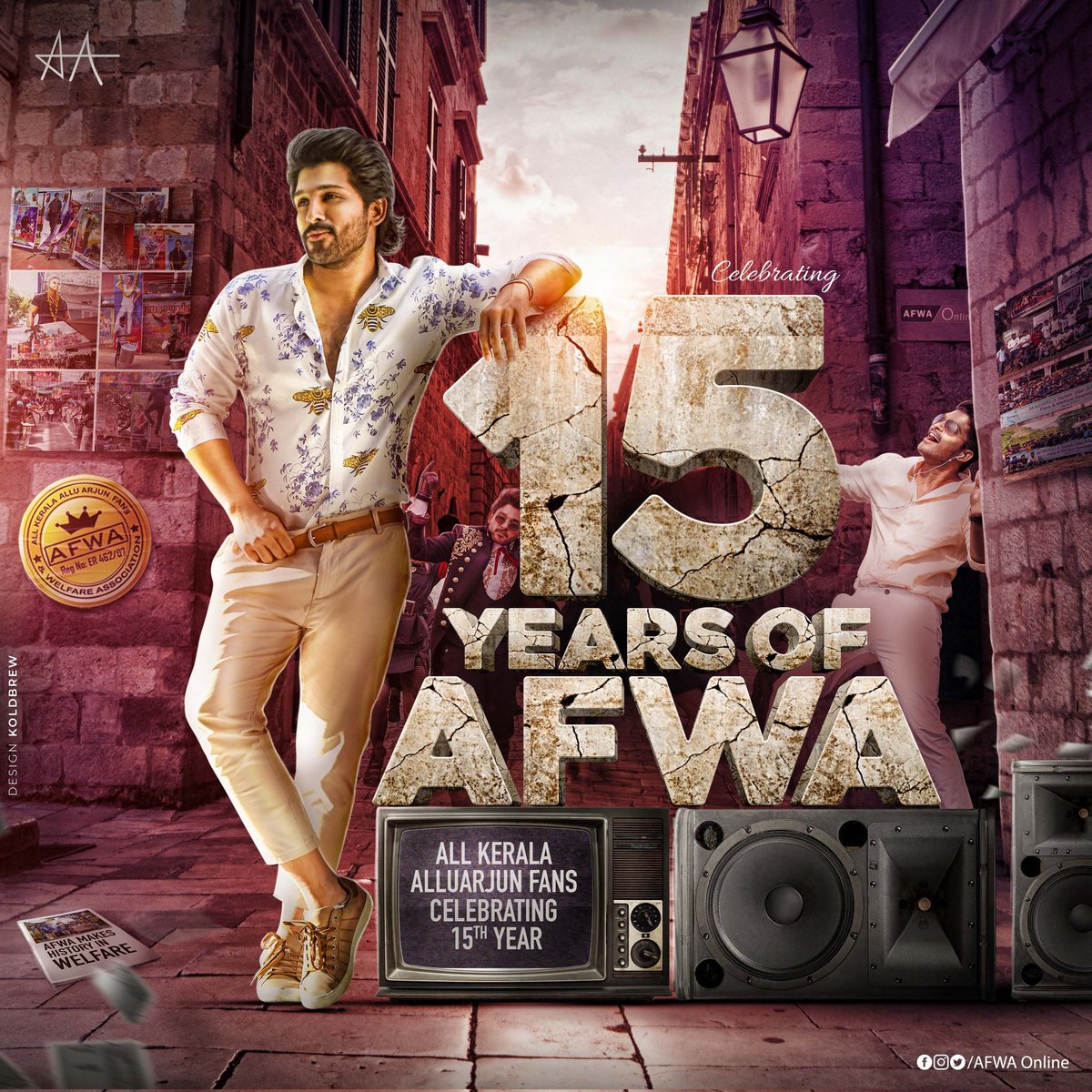 TeamRakul10's tweet photo. @alluarjun ...Here is the Special Common DP for 15th Anniversary celebration of All Kerala #AlluArjun Fans and Welfare Association.

Congratulations @afwa_online 🥰

PS:Hope Our Partnership Also.❤👍

One of the Biggest Fan Club in Kerala !

#15GloriousYearsOfAFWA https://t.co/H7PTaEbISj
