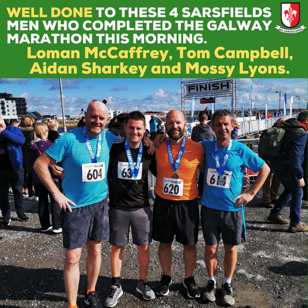 SashGAA's tweet photo. Galway Marathon Finishers https://t.co/fawIpAximx