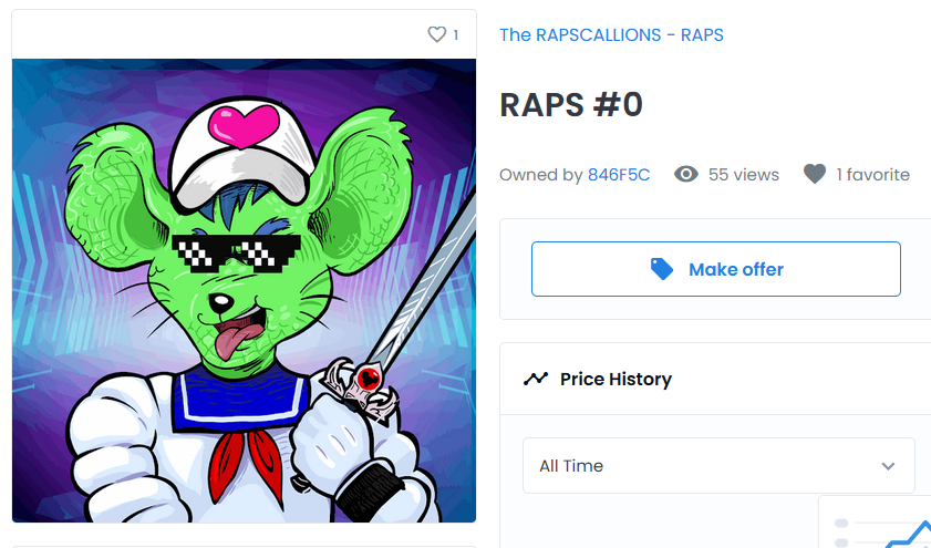 TheRAPSnft's tweet photo. 👀All RAPS NFT are revealed now!! 🎉
🖱️Refresh your metadata on opensea to see your revealed #RAPSNFT🐭
Mint your own RAPS NFT at https://t.co/gan11w2KHV
Join us on discord https://t.co/szTxIi2gIG
#NFTs #nftcollector #NFT #NFTdrop #NFTartwork #NFTshill #NFTCommmunity https://t.co/A4qQPIEIOB