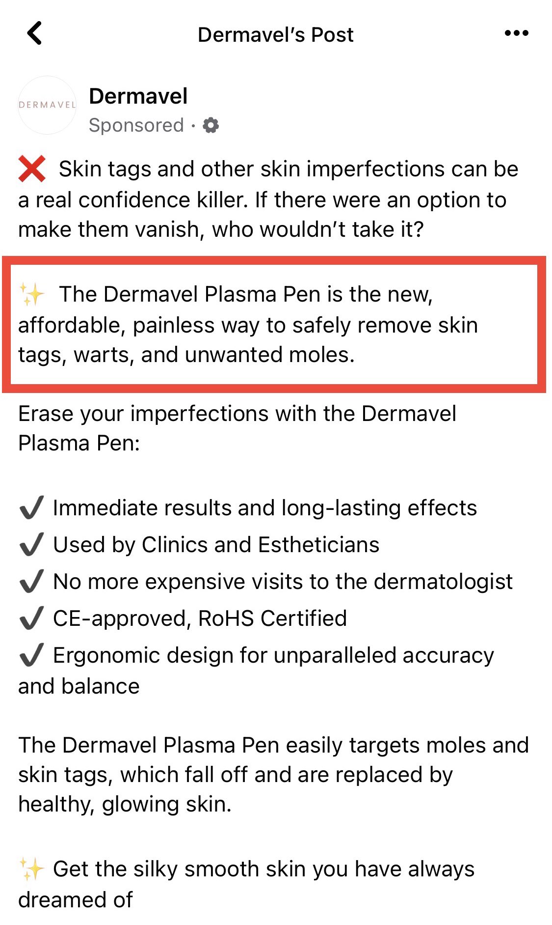 Emily Porter, M.D. on Twitter: "What kind of country do we live in where  this is legal &amp; Facebook allows this product to run sponsored ads?  Where are the @US_FDA and @FTC?