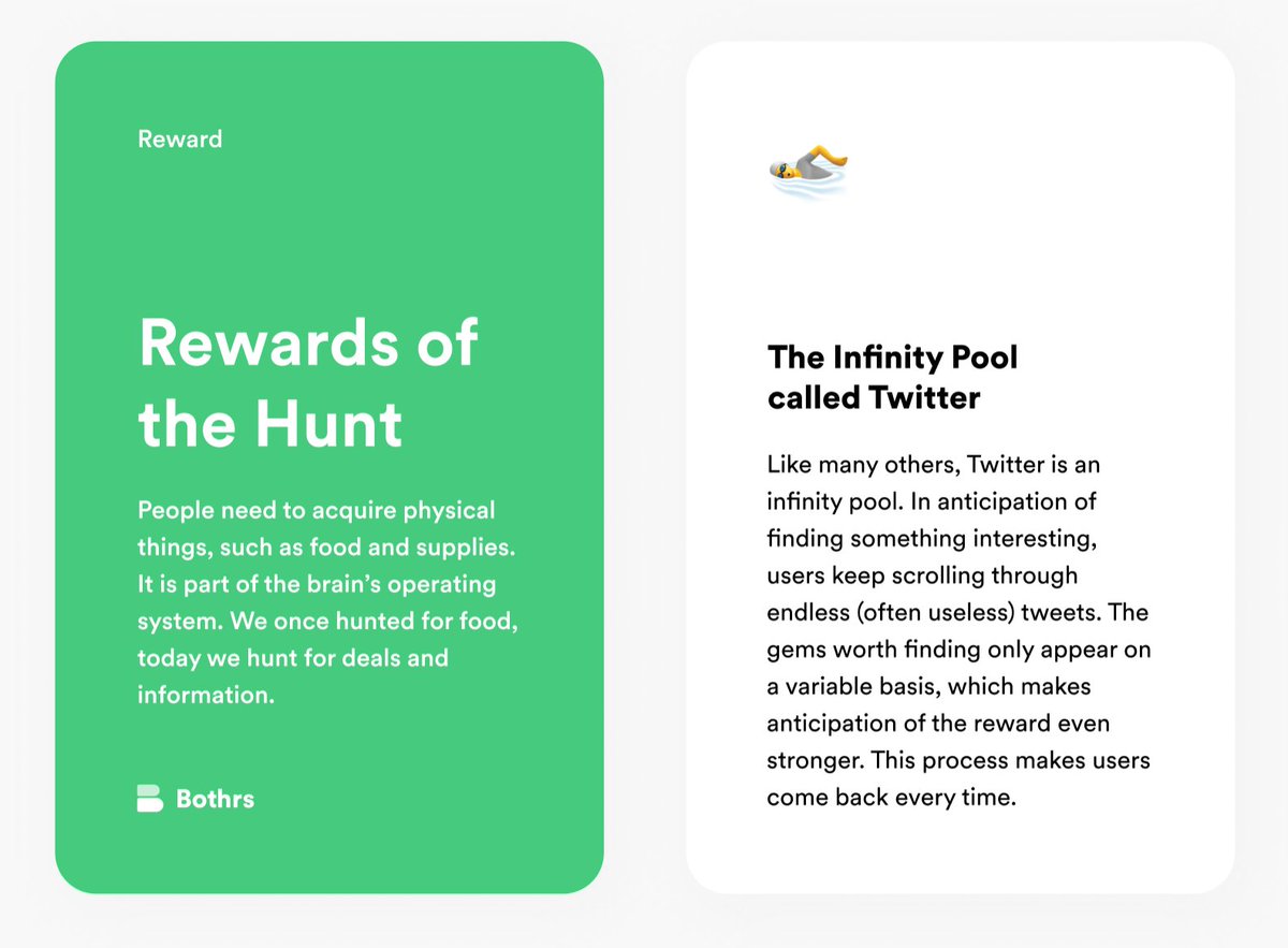 JuhiChitra's tweet photo. Today's awesome @figmadesign  Community find: Behavioural Design Cards by @thebothrs. Such an educational yet immediately-applicable format for using the Hooked model— https://t.co/kK0vaYdYVa https://t.co/nnlS7DO2Qw