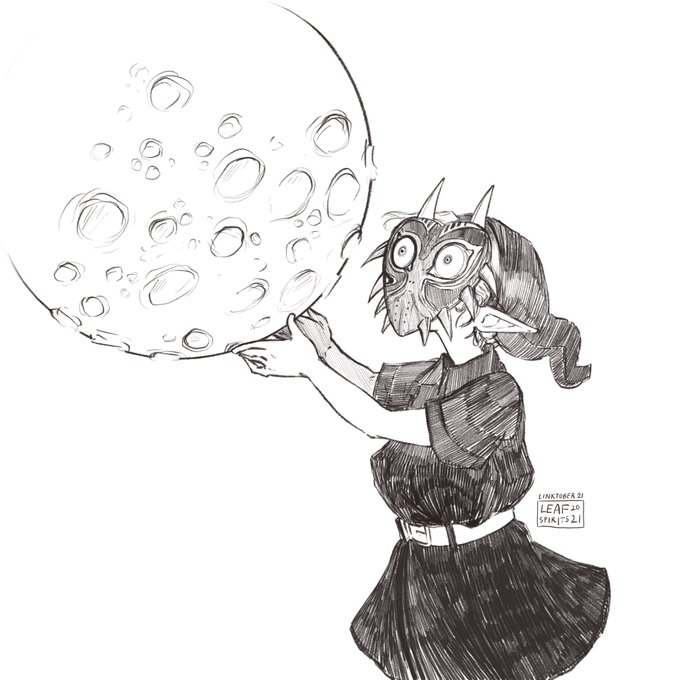 moon 🌒 #zelda #linktober #linktober2021 