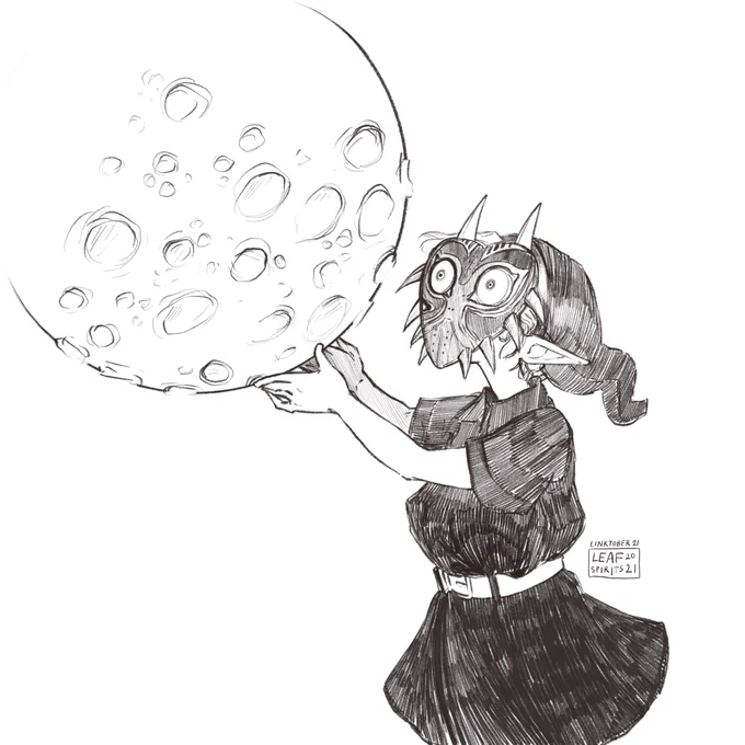 moon 🌒 #zelda #linktober #linktober2021 
