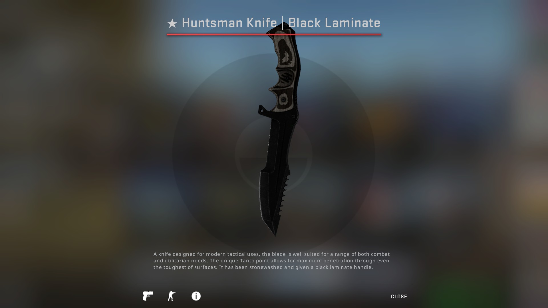 powek on Twitter: "Aren't new black laminate knives a little bit too dark? Here is example, both knives are Factory New. Huntsman still looks like a bugged knife... https://t.co/GHsHp4dyM2" Twitter