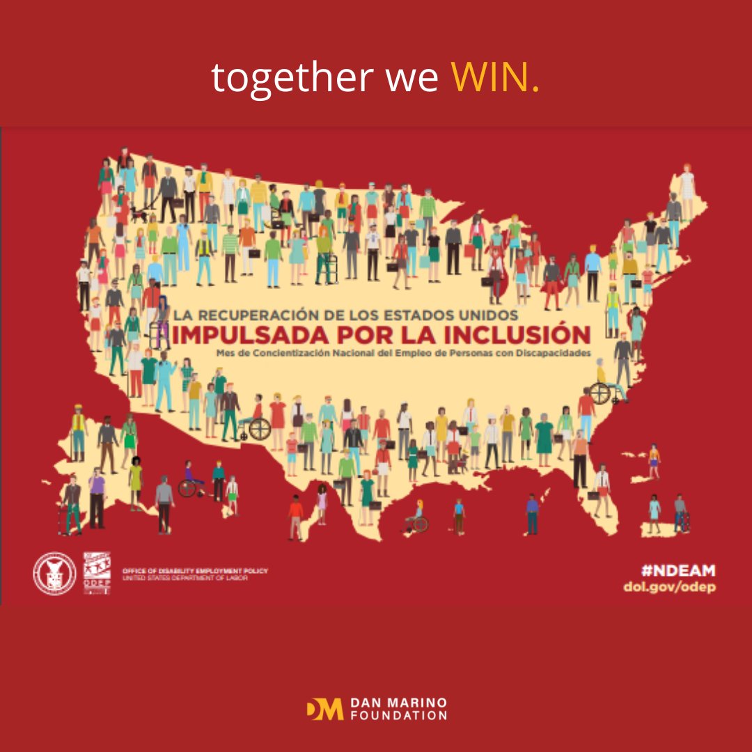 October is National Disability Employment Awareness Month! This year's theme for NDEAM 2021 is, “America’s Recovery: Powered by Inclusion". Join us this month as we highlight common concerns and misconceptions about hiring people with differing abilities! #NDEAM #autism