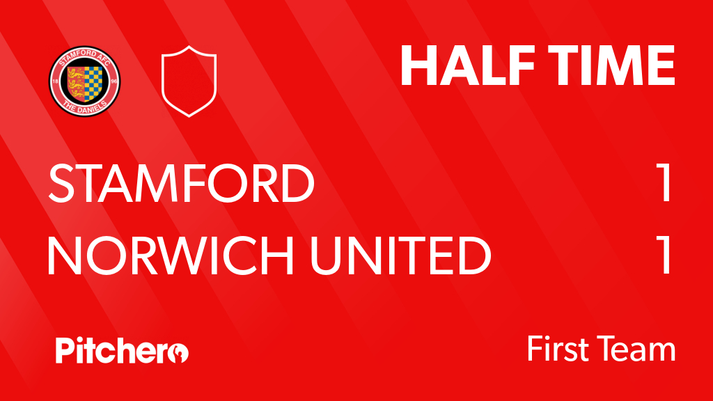 StamfordAFC1896's tweet photo. HALF TIME: Stamford 1 - 1 Norwich United
#STANOR #Pitchero
https://t.co/zAvDXr6jtr https://t.co/05JSN5ue5H
