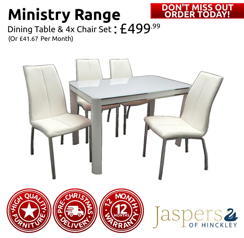 📣Get Prepared For Christmas Dinner With One Of These Beautiful Dining Sets - Available In Grey, Black Or White!📣

jaspershome.co.uk/products/minis…

#dining #diningset #diningroom #furniture #decor #homeinspo #bargains #comfort <a href="/hinckleybid/">Hinckley BID</a>  <a href="/WonderfulHinck/">Wonderful Hinckley</a>  <a href="/fosse107/">Fosse 107</a>  <a href="/DivideBuy/">DivideBuy</a>