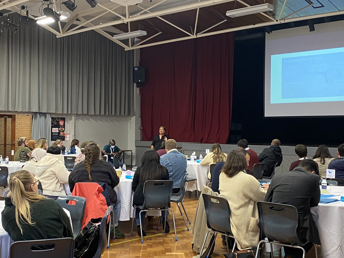 AbbyMorris_1's tweet photo. .@benniekara “This is part of your wider responsibility in the ECF. It sits in you having an understanding of the wider social issues in the classroom and how you as a teacher have a responsibility to progress people not just academically but socially.” #ATTIECT https://t.co/jKf0kMAaP5