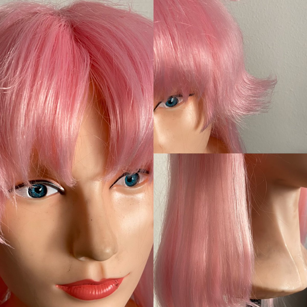 bh0_cos's tweet image. More commissions 🧡 #wigmaking