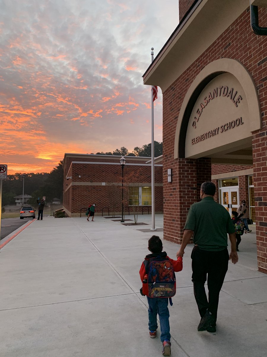 It was a picture-perfect morning <a href="/PleasantdaleELM/">Pleasantdale ES</a> on Friday! <a href="/CWATSONHARRIS/">Cheryl Watson-Harris</a> <a href="/DeKalbSchools/">DeKalb Schools, GA</a>