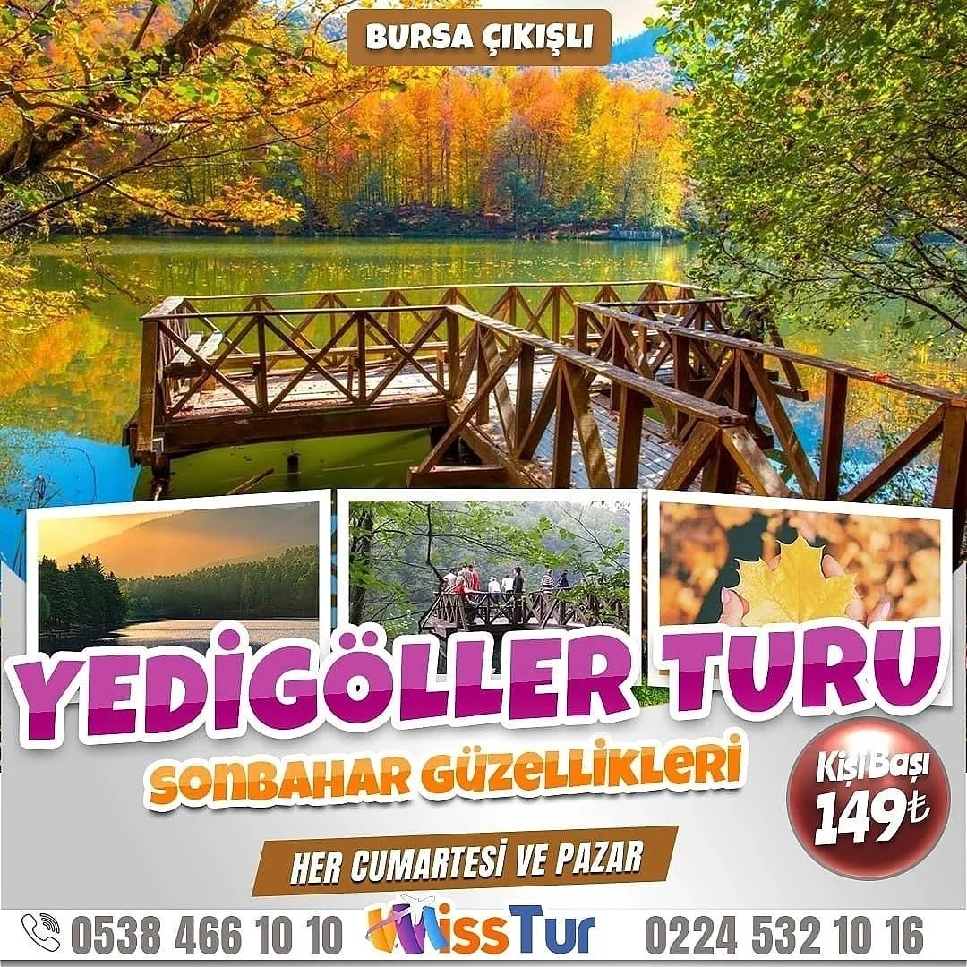 Sonbahar turlarımızı kaçırmayın 🤩
.
.
.
#yedigöller #bolu #abant #gölcük #tatil #gezi #tur #seyahat #travel