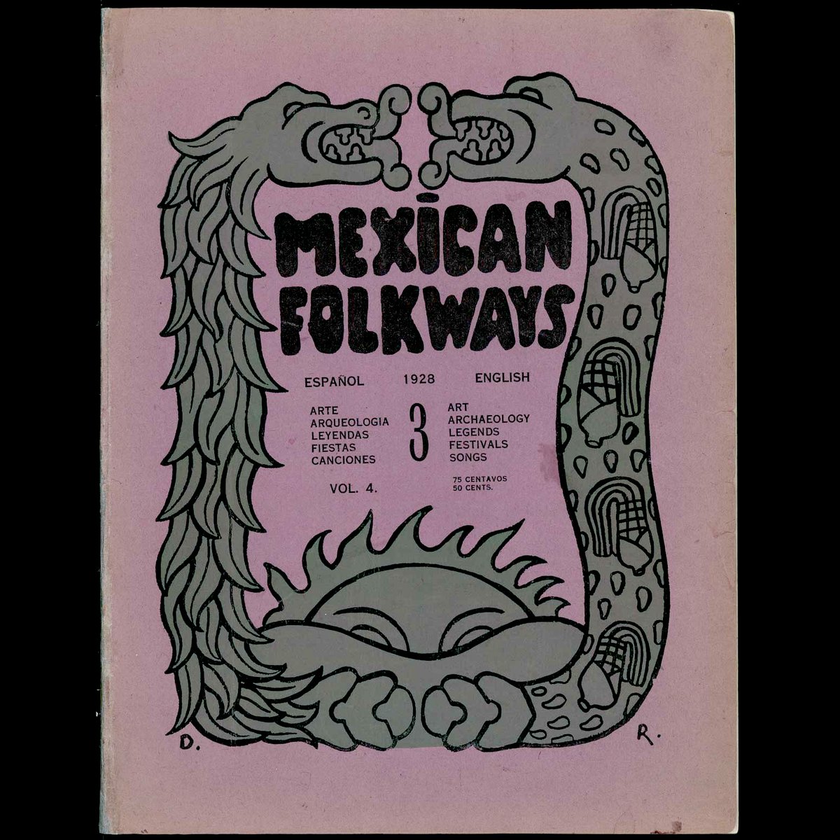 PeoplesGDArc's tweet photo. Mexican Folkways, vol 4, 1928
Diego Rivera (art editor) and Frances Toor (editor)
.
#LatinxHistory #HispanicHeritageMonth #PeoplesGDArchive #GraphicDesignHistory https://t.co/fLACVt0k3V