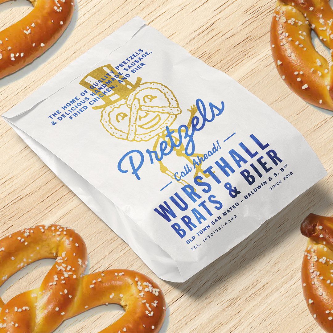 ssstudio_design's tweet image. Brand refresh and design for @wursthall in San Mateo.