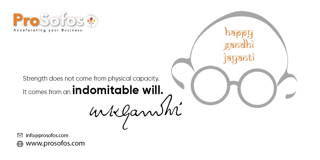 prosofos's tweet photo. Wishing you a warm and peaceful day on #GandhiJayanti. Let his ideals guide you in all you do.

#ProSofos https://t.co/08gphq7Xzd