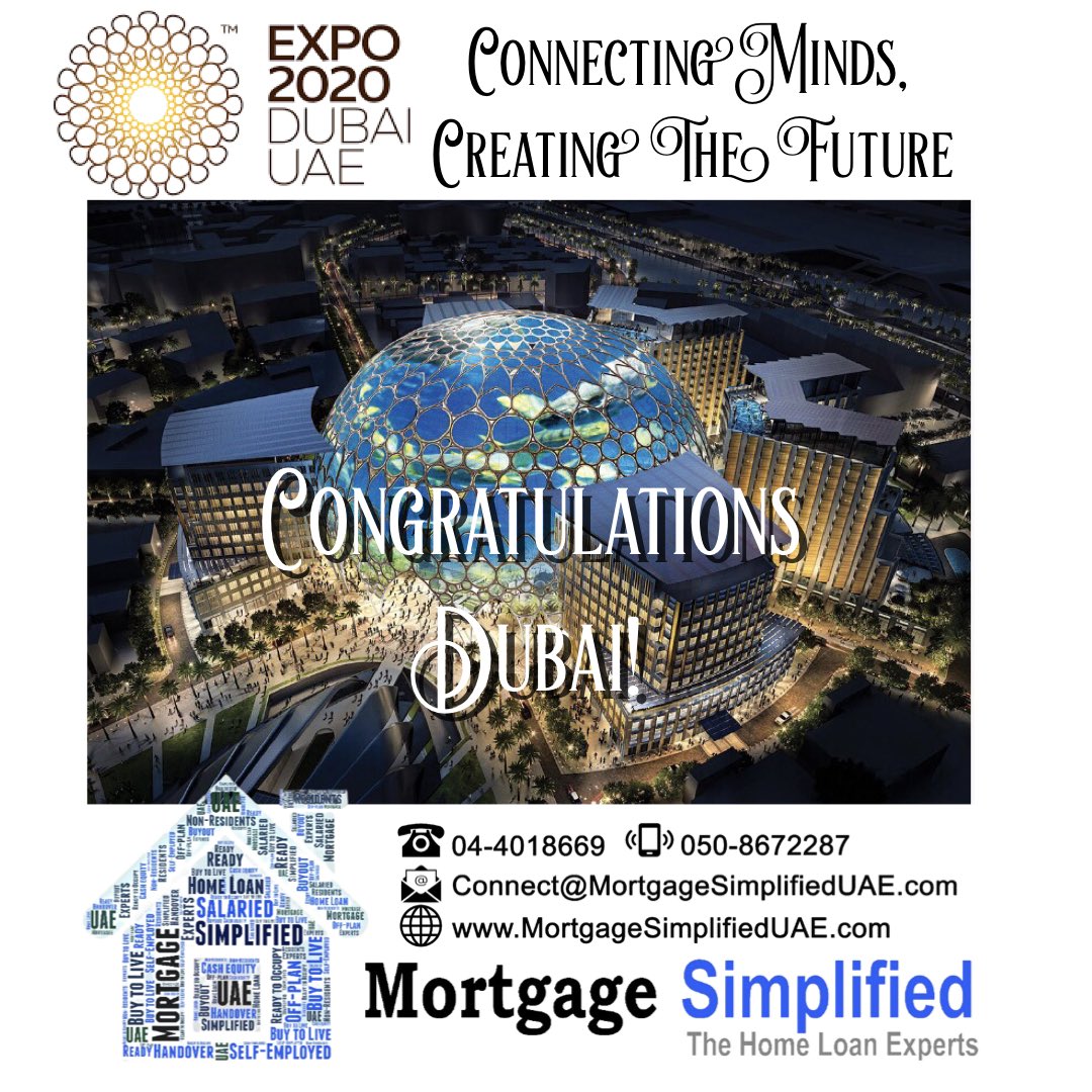 MTG_Simplified's tweet photo. With a spectacular of spectacular opening ceremony #Expo2020 Dubai has kicked off with a bang!

Mortgage Simplified wishes Dubai great success for Expo 2020!

#Expo2020Dubai #connectingmindscreatingthefuture #dubaiexpo2020 #dubaivision #greatcountry #uae🇦🇪 #proudofdubai https://t.co/qMFJxfd432