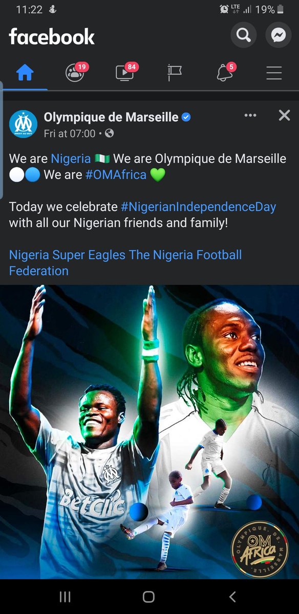 AYOWIDE's tweet photo. Thank you @OM_Officiel 🇳🇬

Not even your favourite clubs wishes @NGRPresident a Happy Independence Day yet we are head over heels for them each games.

These people don't even care about these large fan base in Nigeria. It is understandable if you don't want to https://t.co/idxPP1X6G4