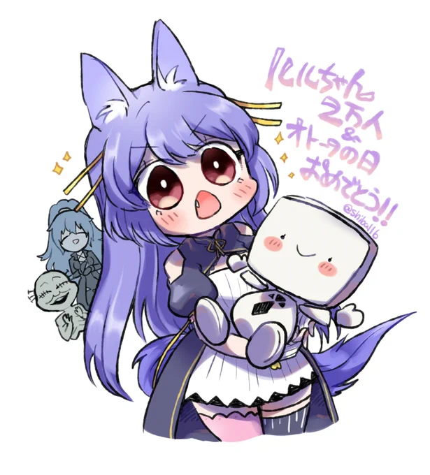 おめでとう～～～～!!🎉🎉💐💐✨✨✨
素敵な日に達成だっ!!!🍖🐾
#ルールル美術館 