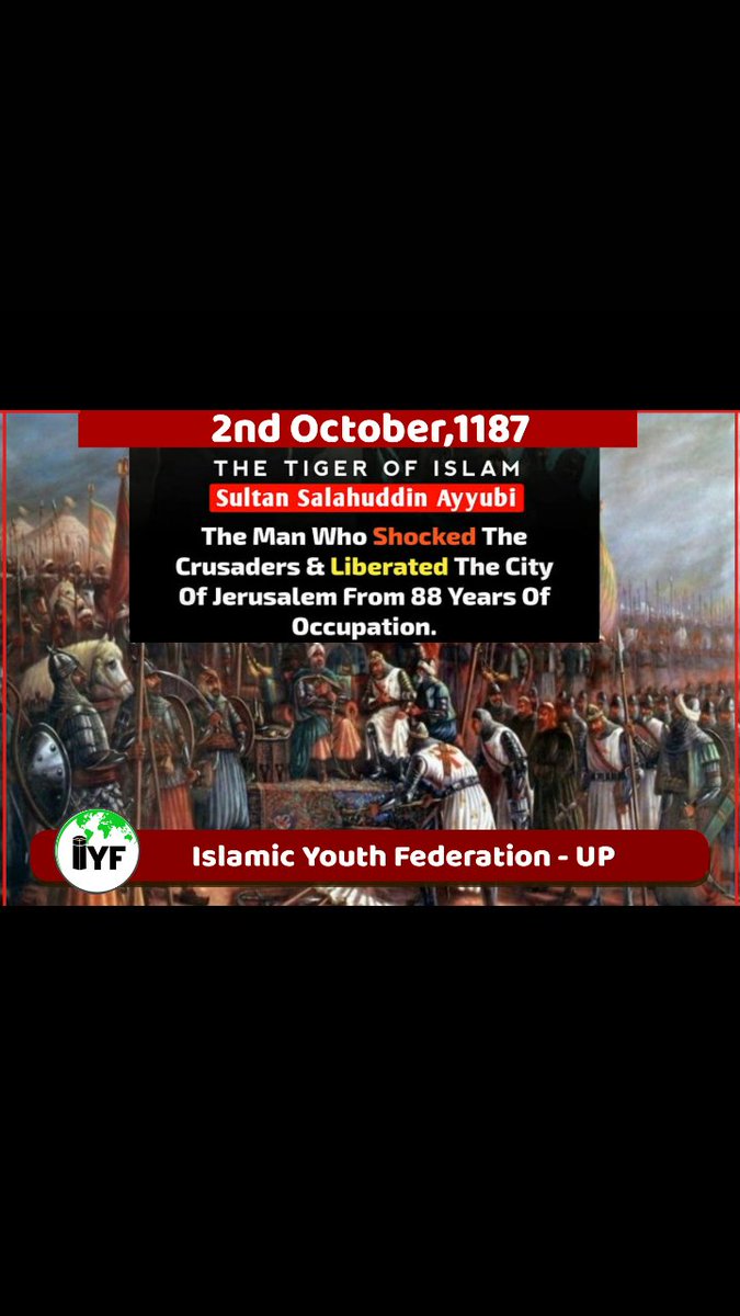 GhaziUYusufZai's tweet photo. #SalahuddinAyyubi #MuslimHero #KnowOurHistory #KnowReality https://t.co/bIPkfp6FFn