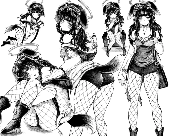 ヒビキちゃん
#ブルアカ 