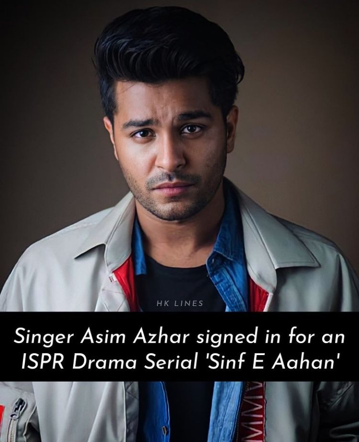 AtifRamisha's tweet photo. @asimazhar to appear in an ISPR Drama Serial #SinfEAahan 🔥 

Directed by @nadeembaigg &amp; written by @umeraahmed.official ♥️

#AsimAzhar #Asimate #Asimates #NadeemBaig #UmeraAhmed #Drama #DramaSerial #ComingSoon #Pakistan https://t.co/Lk9eTXHovW